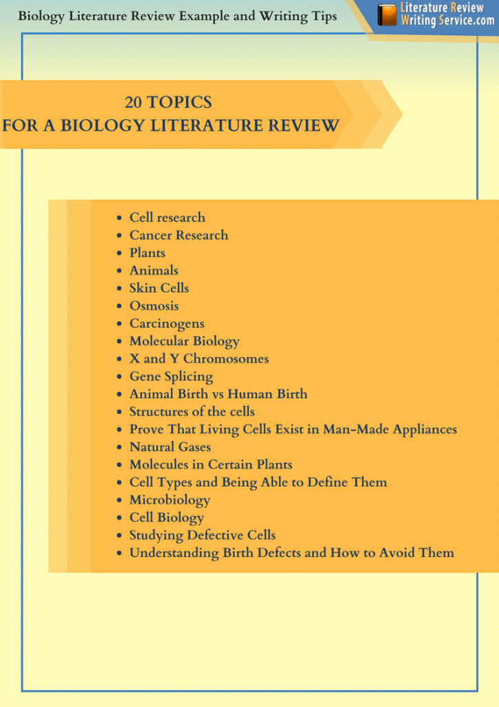 what is a literature review science
